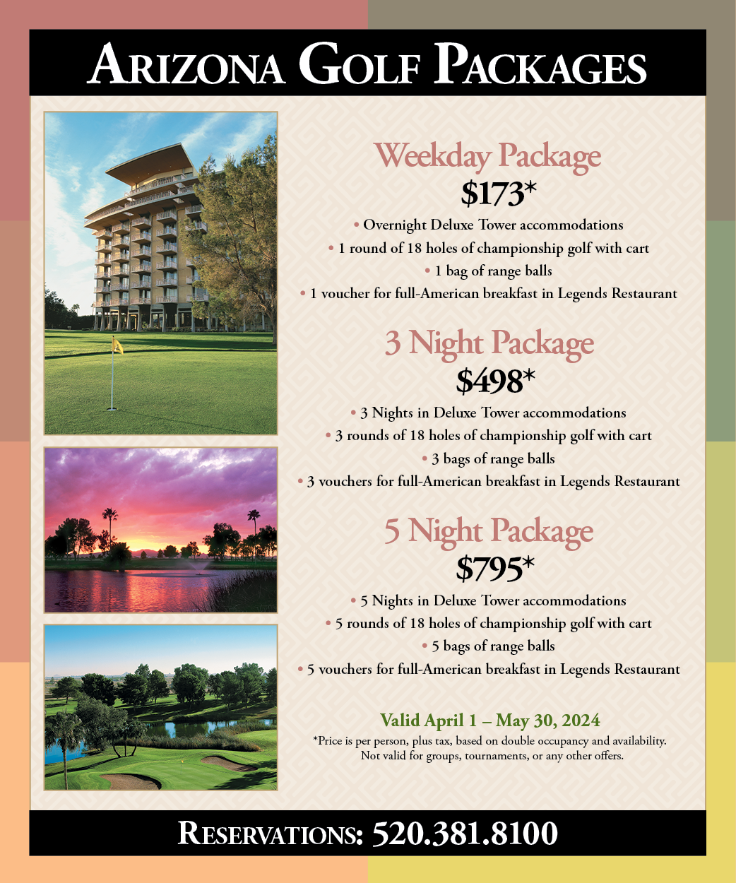 Francisco Grande Hotel Arizona Golf Packages